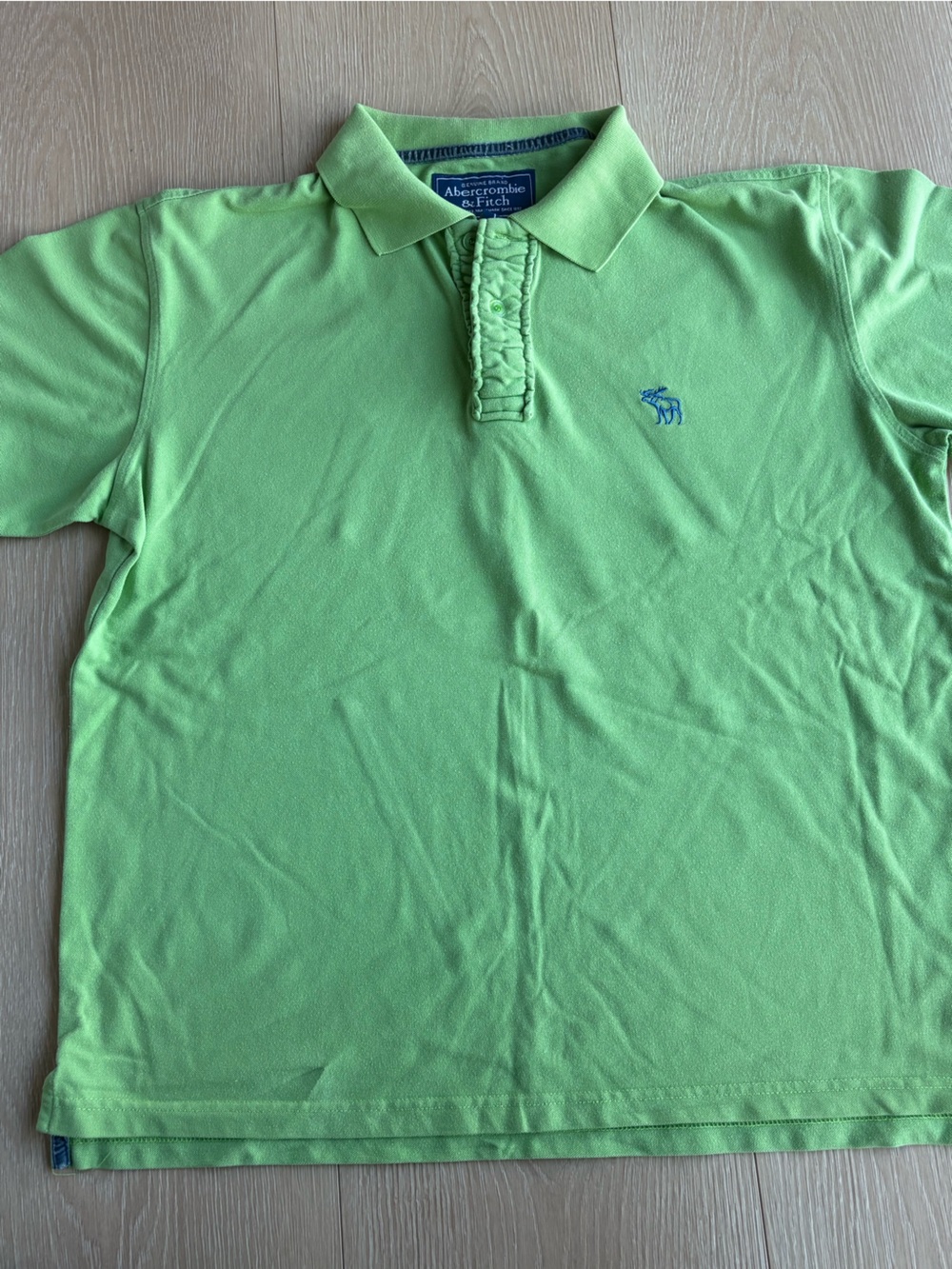 Abercrombie & Fitch Light Green Polo Shirt